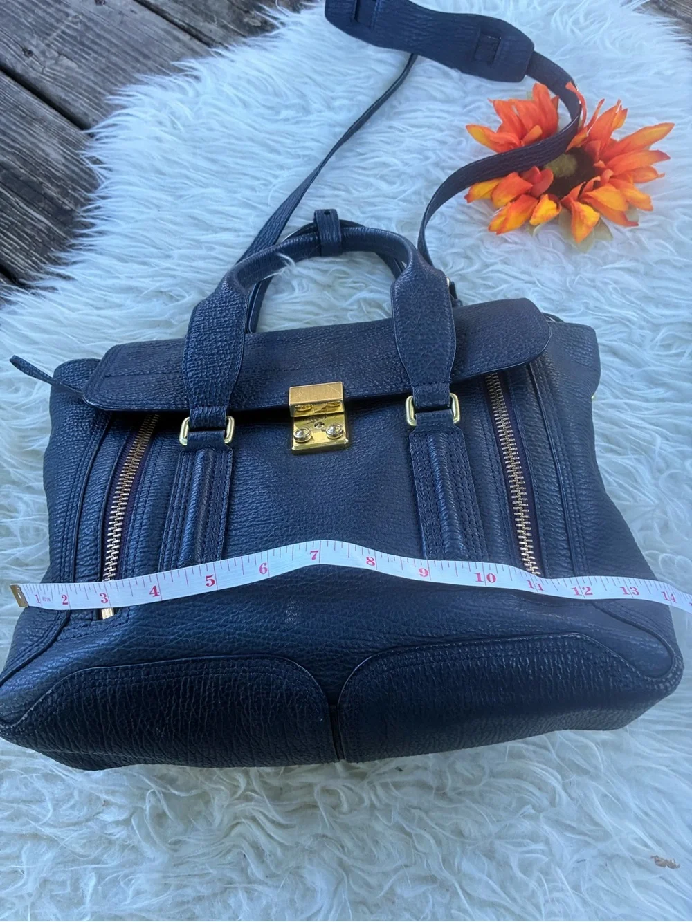 🌺HP🌺3:1 Phillip Lim 💯 authentic Structured Leather Satchel Handbag🌺